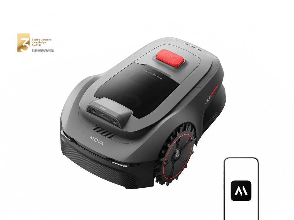 MOVA Germany ViAX 250 Mähroboter – Kabellos, KI-Hinderniserkennung & 40% Steigung
